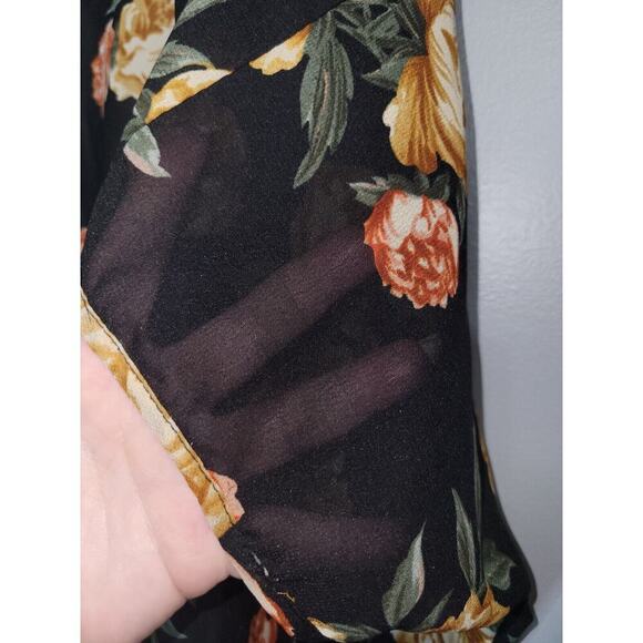 Live 4 Truth Shear Open Front Woven top Cardigan Vest Small - Picture 4 of 7